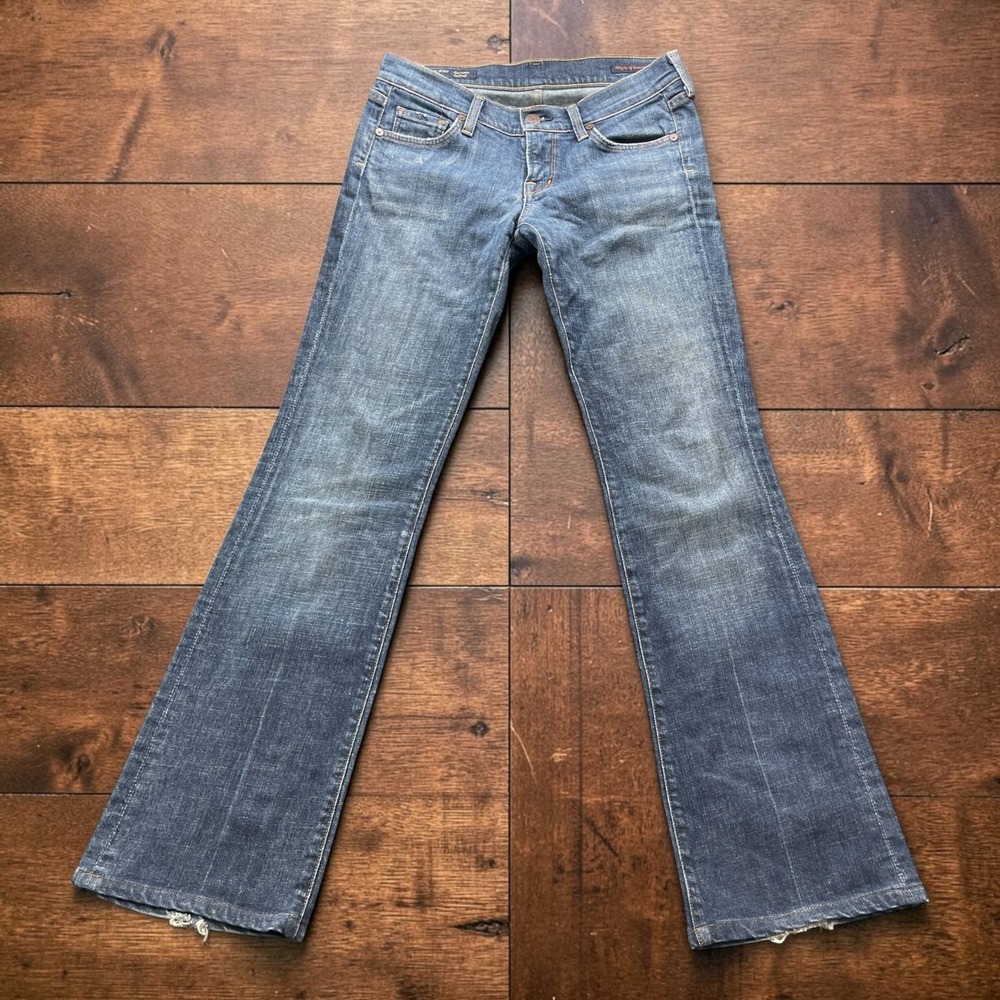 Citizens of Humanity Kelly 001 Low Waist Bootcut Jeans Size 28 Medium Wash Blue